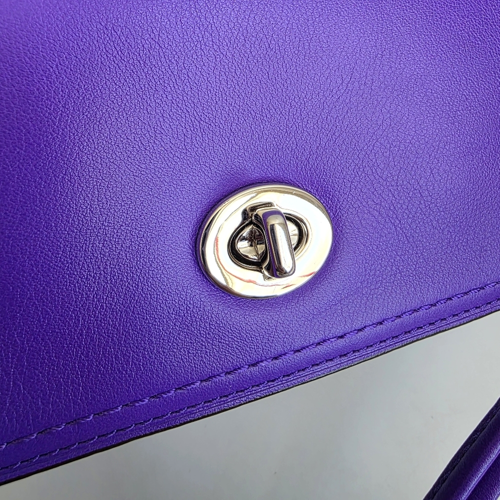 NEW Coach Legacy Penny Crossbody Bag in Ultraviolet - Picture 8 of 15